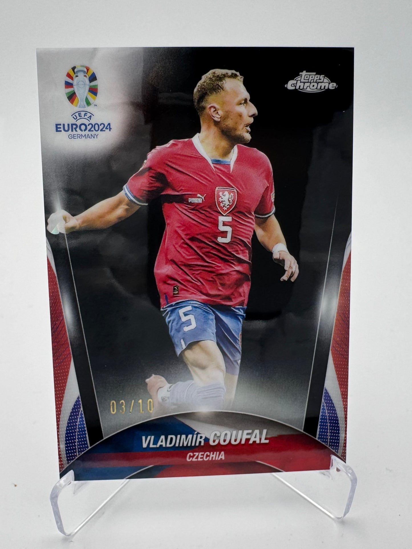 Vladimir Coufal - Czechia - Topps Chrome Euro 2024 - 03/10