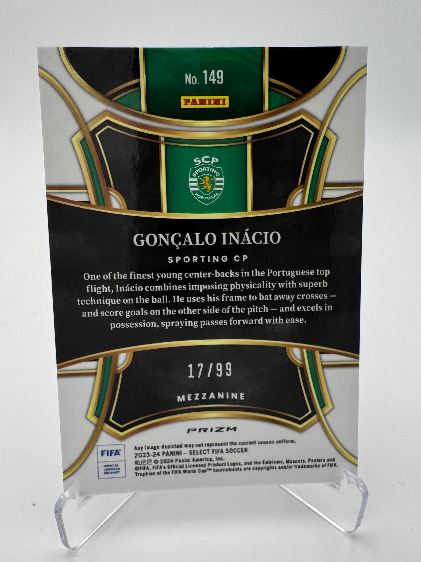 Gonçalo Inacio - Sporting CP - Panini Select FIFA 23/24 - 17/99