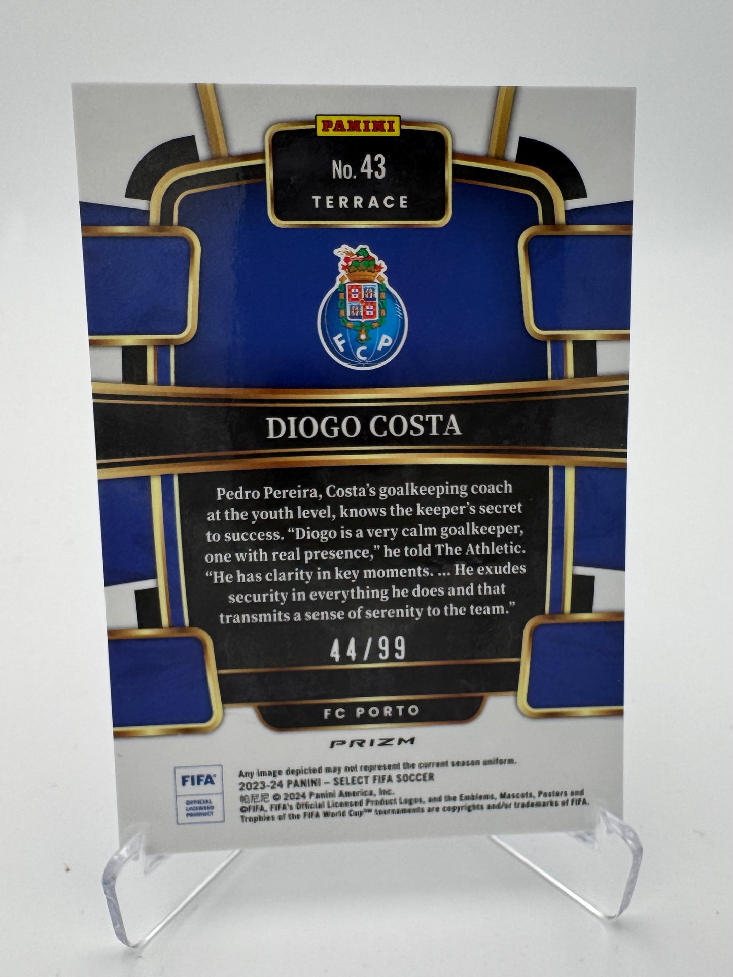 Diogo Costa - FC Porto - Panini Select FIFA 23/24 - 44/99