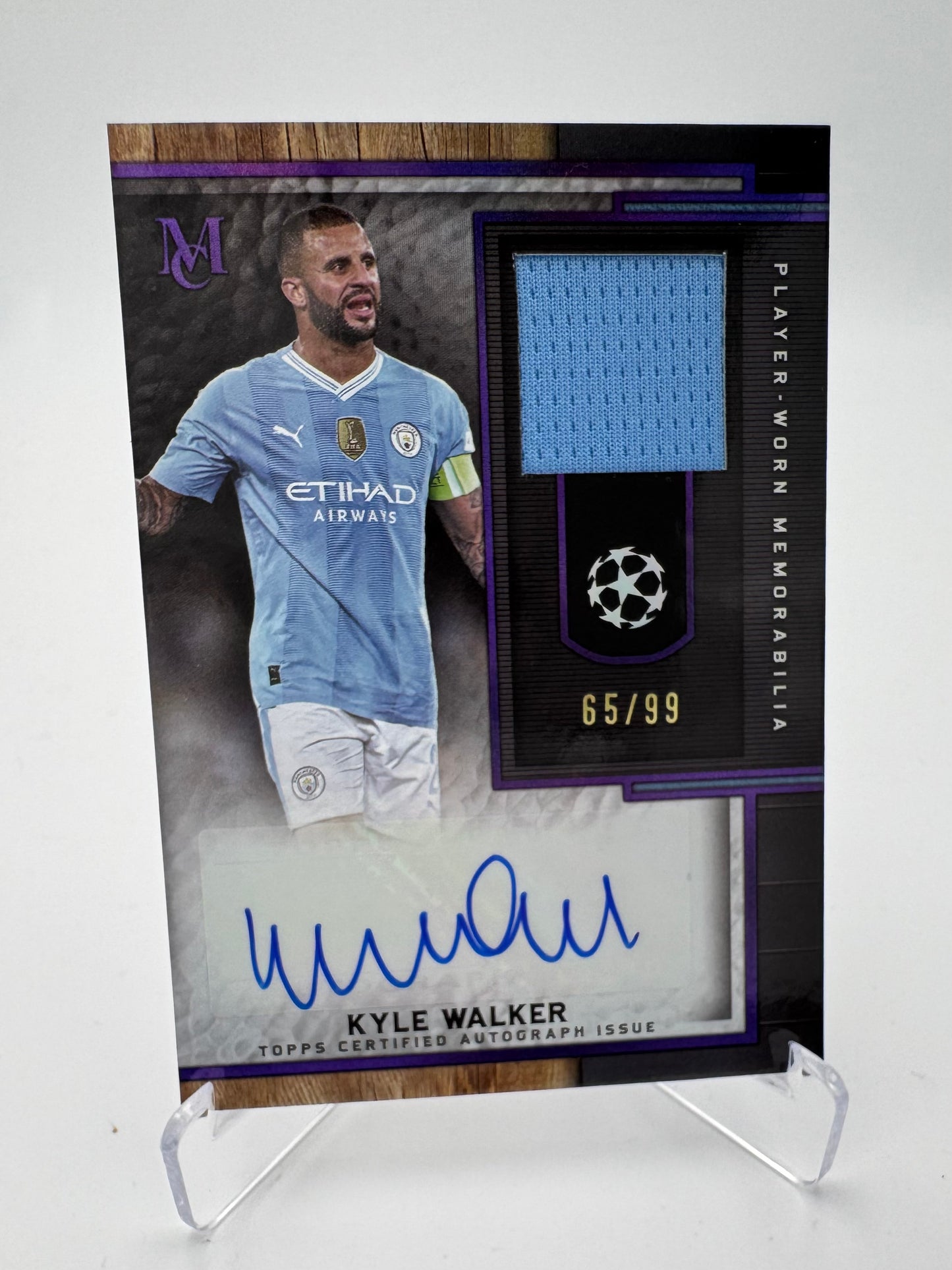 Kyle Walker - Manchester City - Topps Museum 2024 - Auto/Relic - 65/99