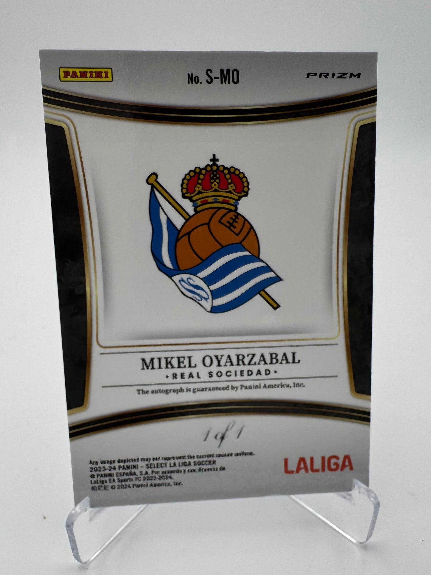 Mikel Oyarzabal - Real Sociedad - Panini Select La Liga 23/24 - Auto - 1 of 1