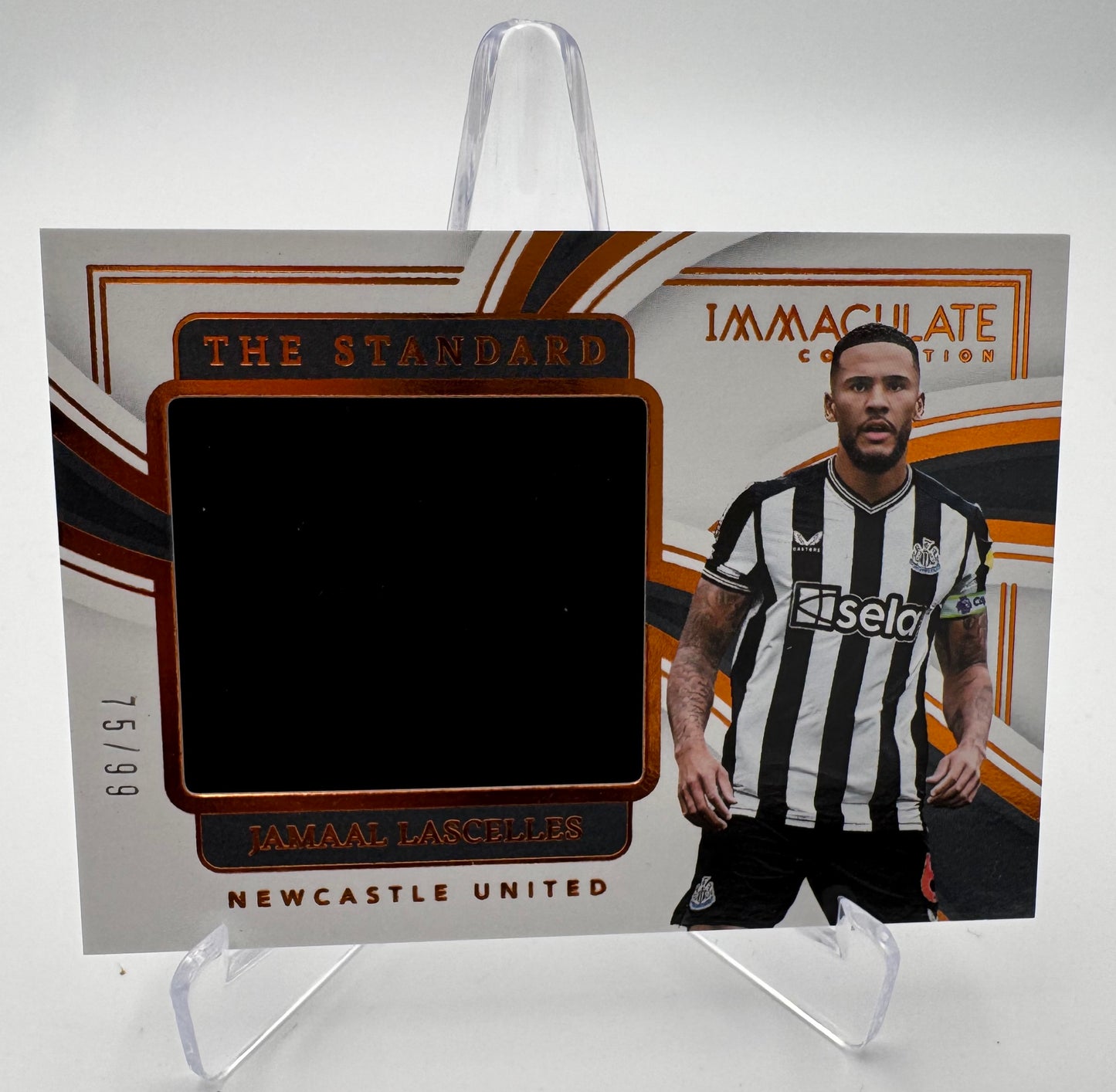 Jamaal Lascelles - Newcastle United - Panini Immaculate 23/24 - Relic The Standard - 75/99