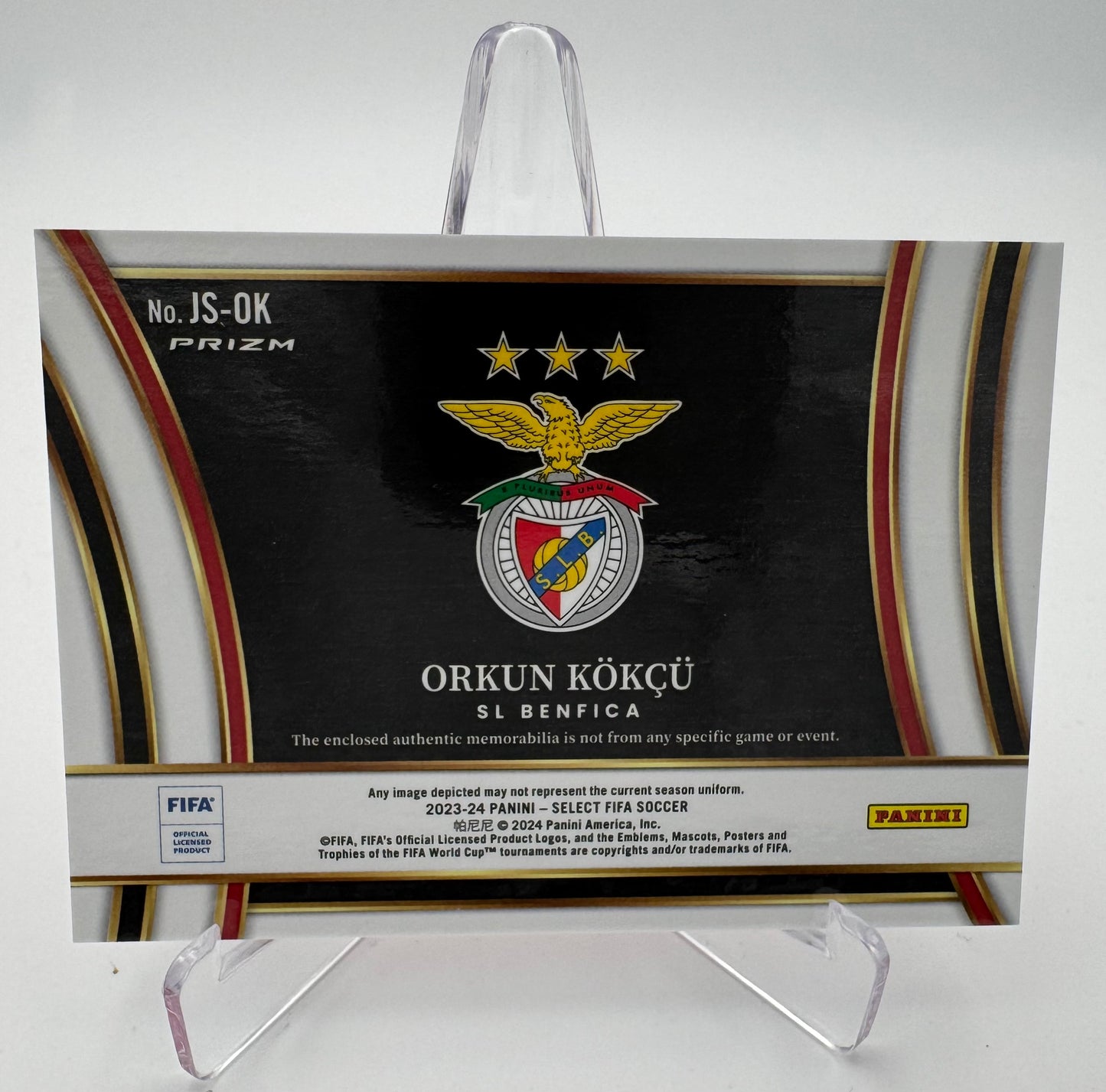 Orkun Kokcu - SL Benfica - Panini Select FIFA 23/24 - Relic