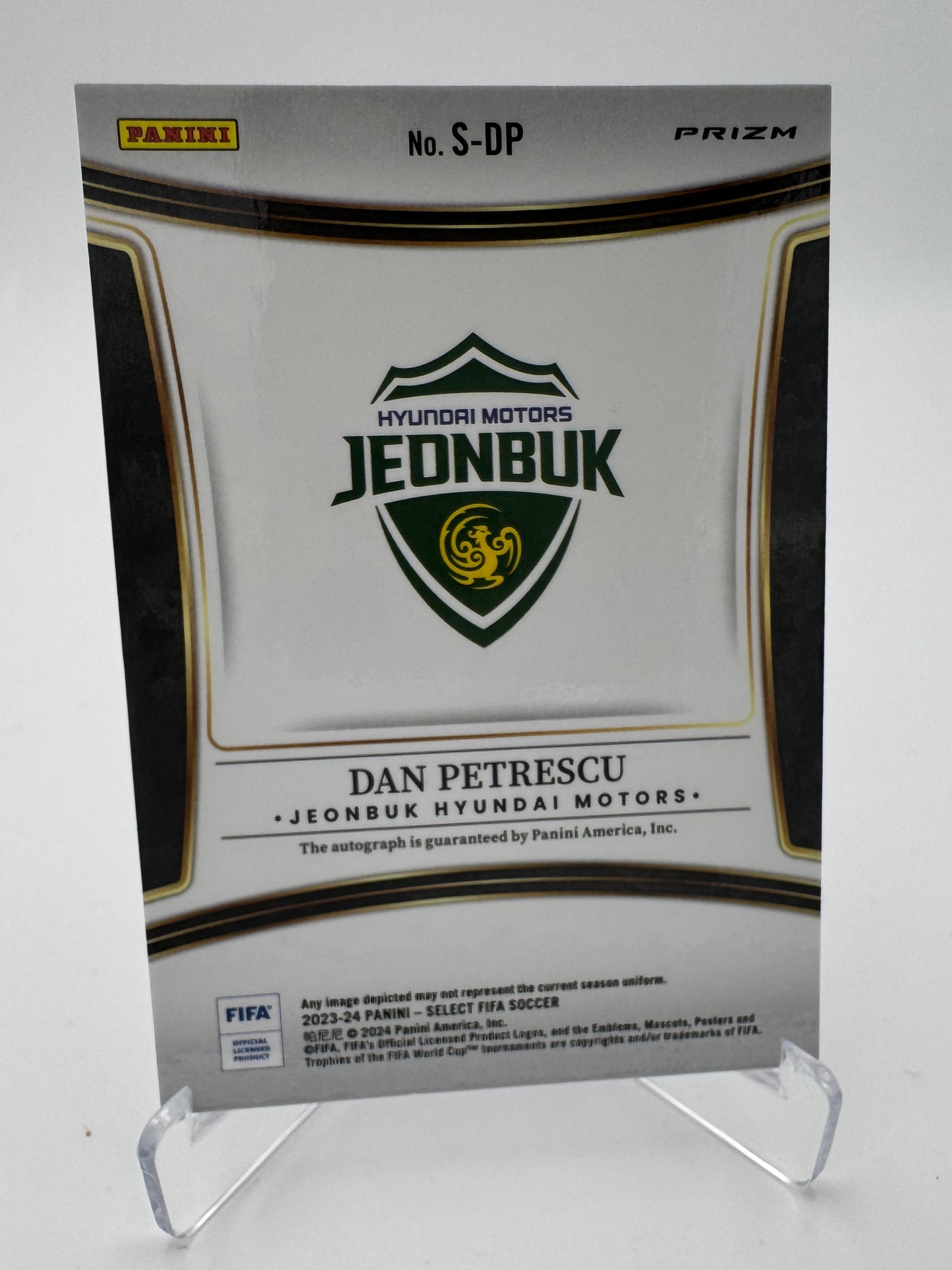 Dan Petrescu - Jeonbuk Hyundai Motors - Panini Select FIFA 23/24 - Auto