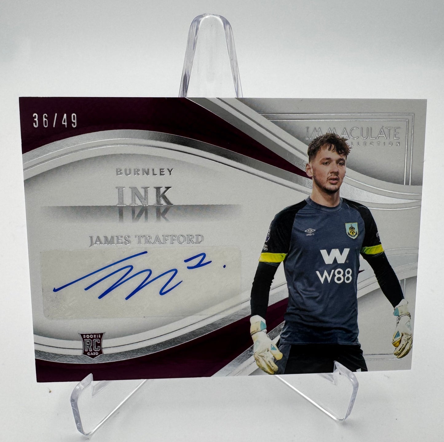 James Trafford RC - Burnley - Panini Immaculate 23/24 - Auto - 36/49