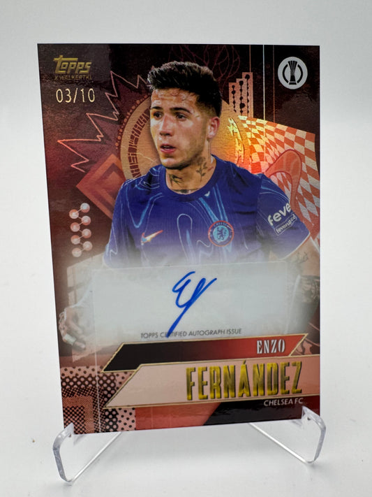 Enzo Fernandez - Chelsea - Topps Gold 2024 - Auto - 03/10