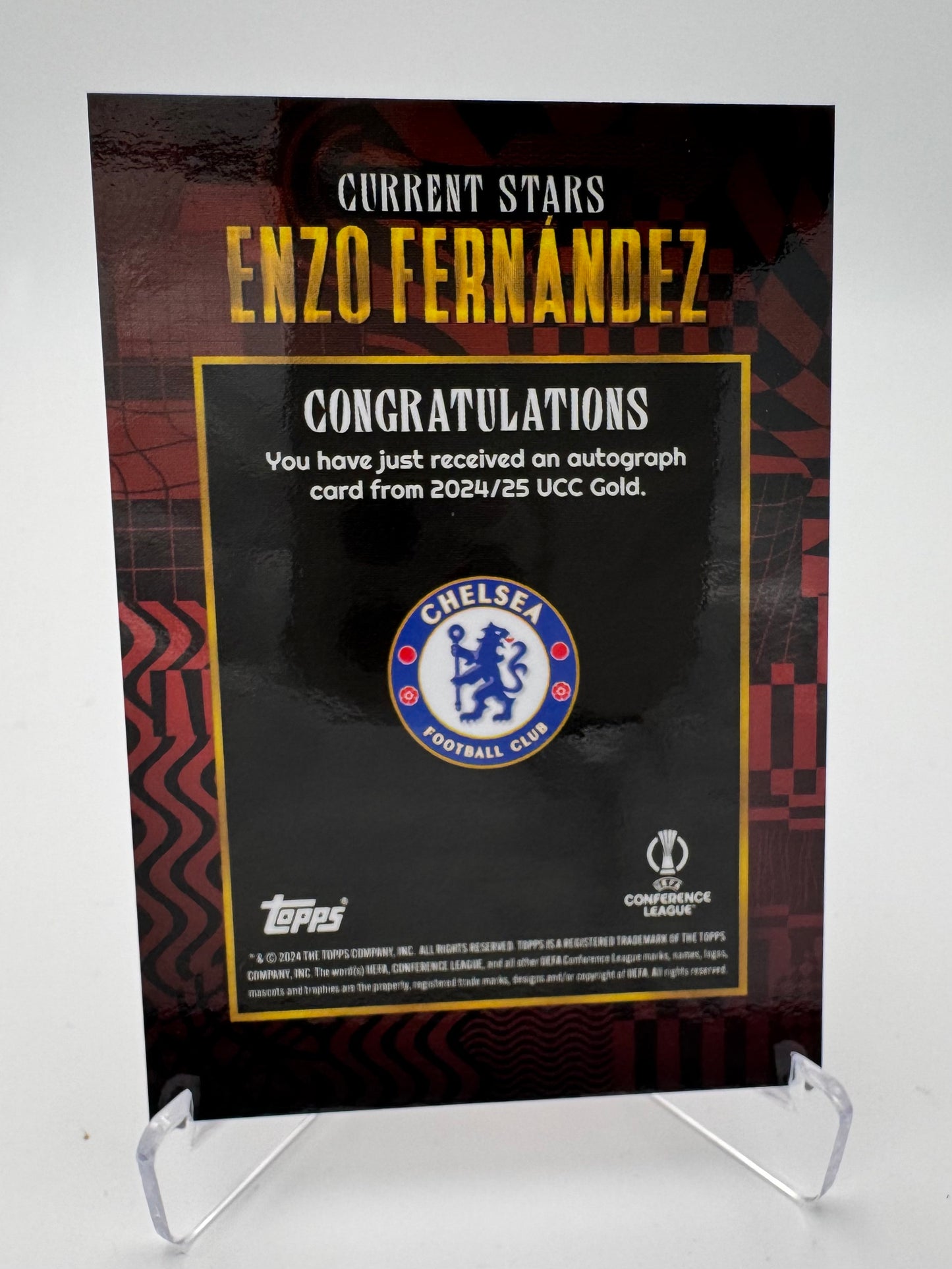 Enzo Fernandez - Chelsea - Topps Gold 2024 - Auto - 03/10