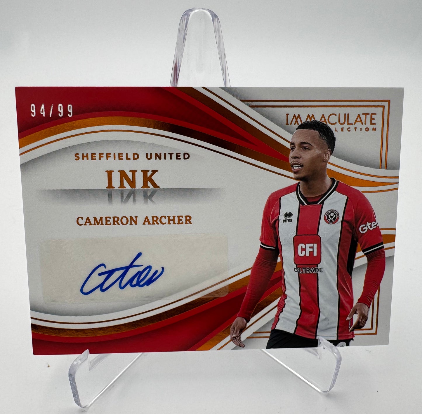 Cameron Archer - Sheffield United - Panini Immaculate 23/24 - Auto - 94/99