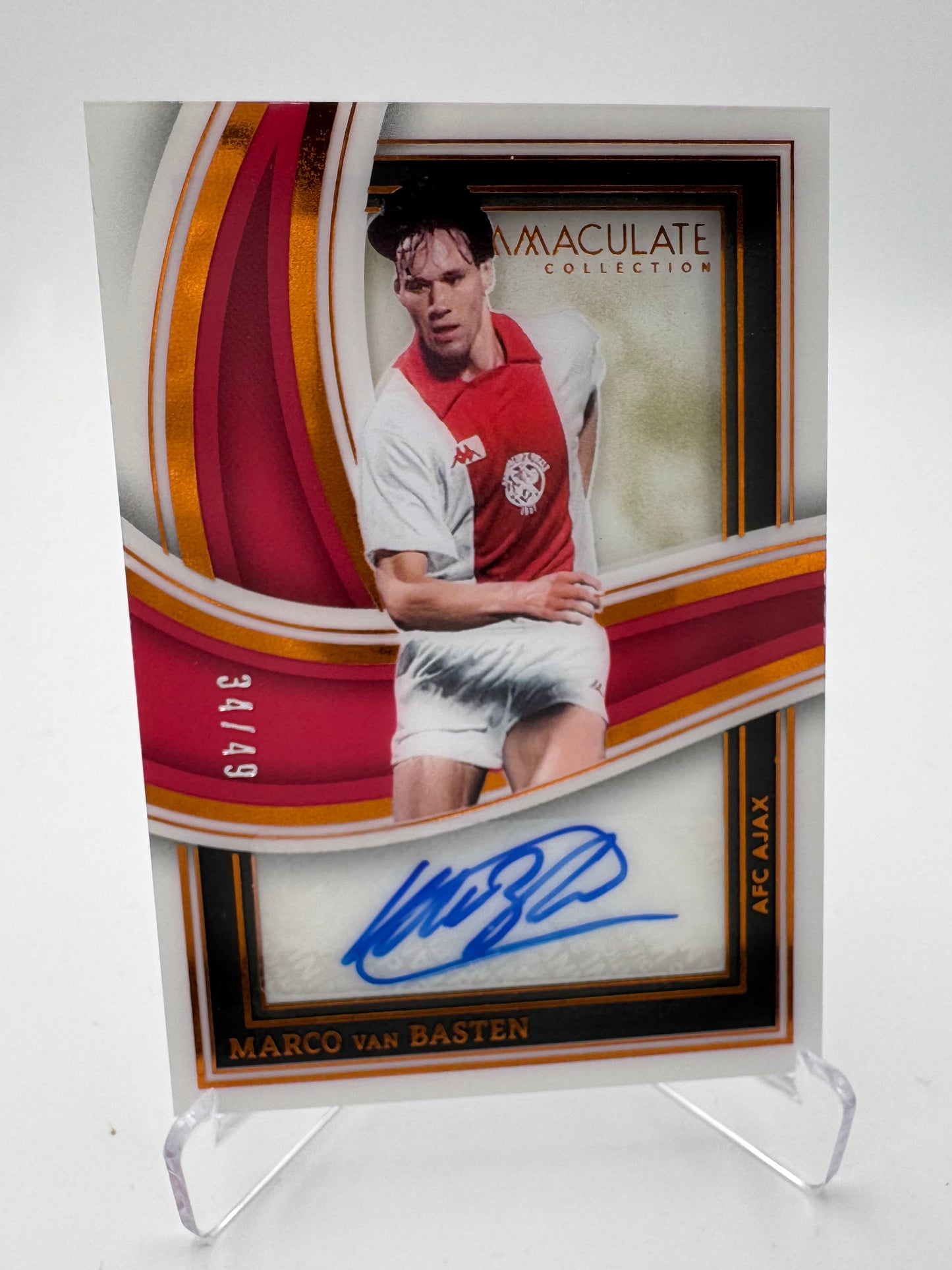 Marco Van Basten - AFC Ajax - Panini Immaculate 23/24 - Auto - 34/49