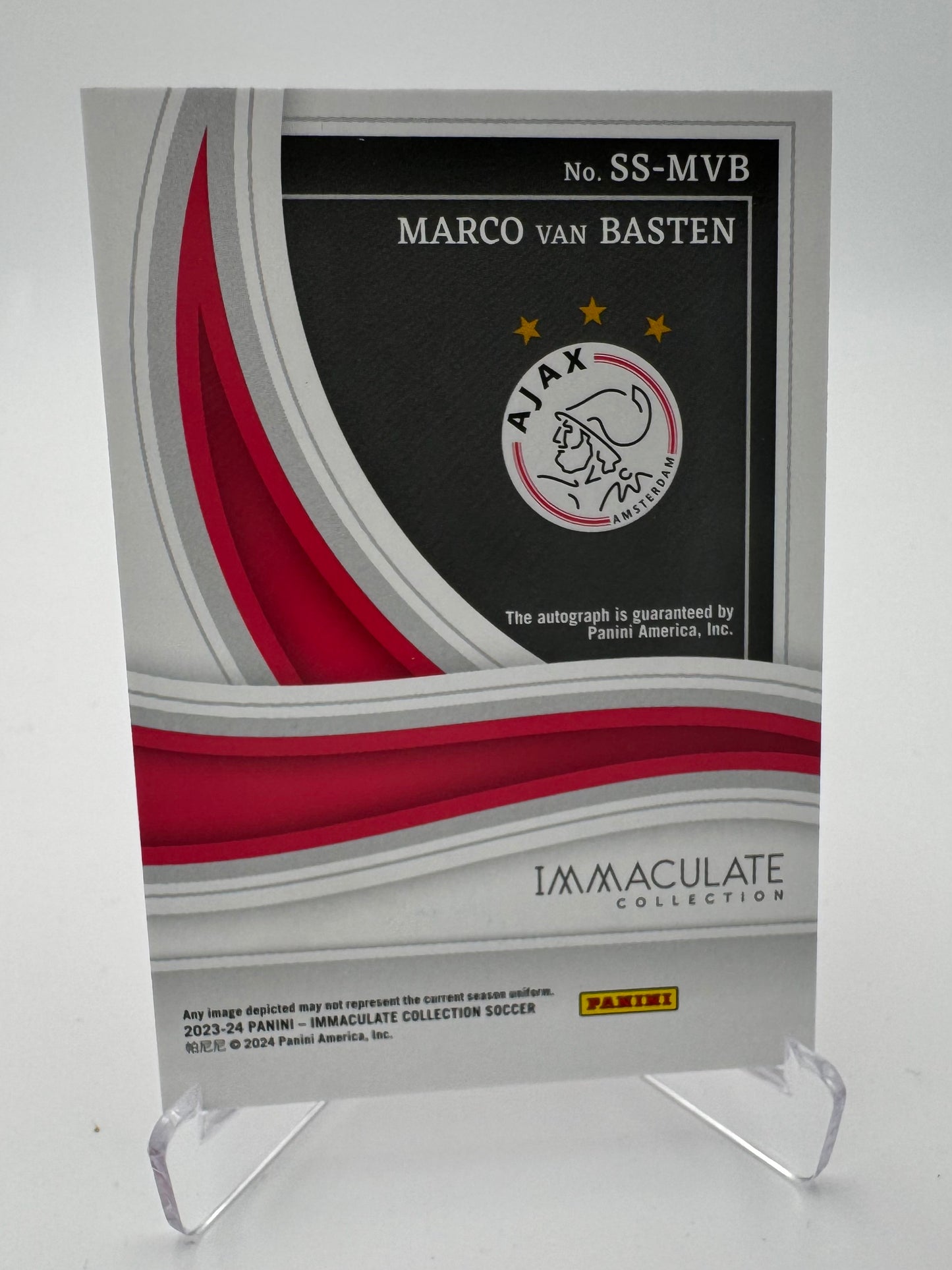 Marco Van Basten - AFC Ajax - Panini Immaculate 23/24 - Auto - 34/49