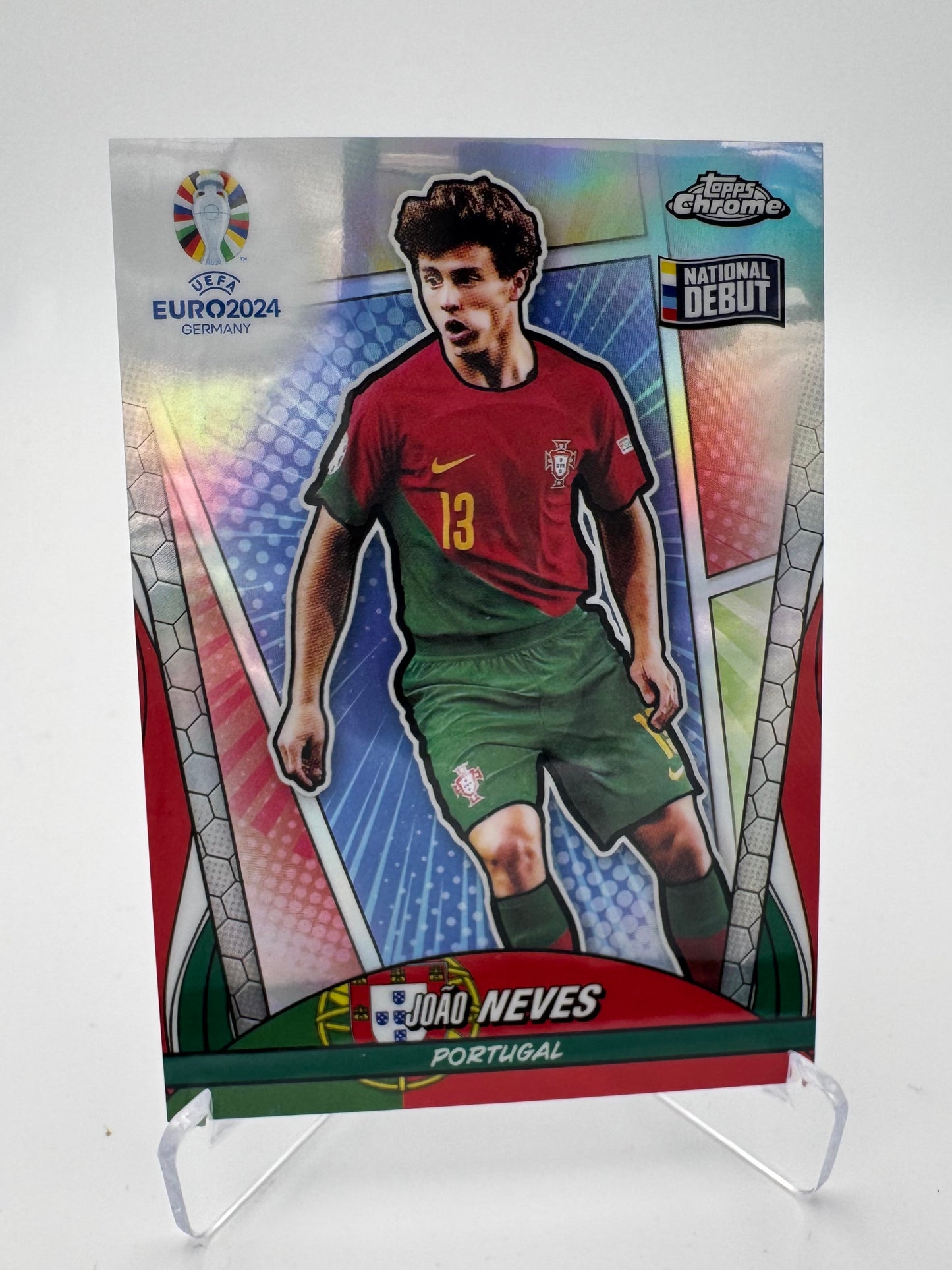 Joao Neves - Portugal - Topps Chrome Euro 2024 - Case Hit