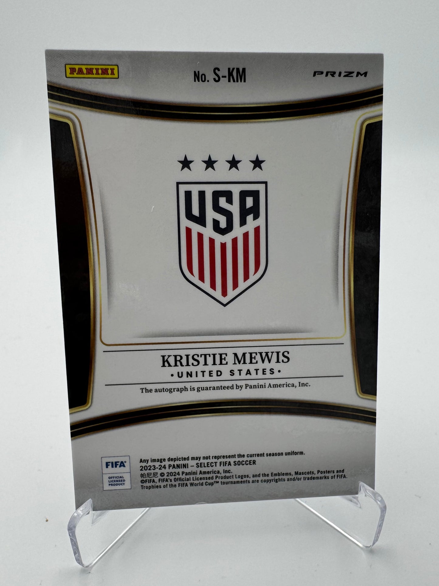 Kristie Mewis - United States - Panini Select FIFA 23/24 - Auto