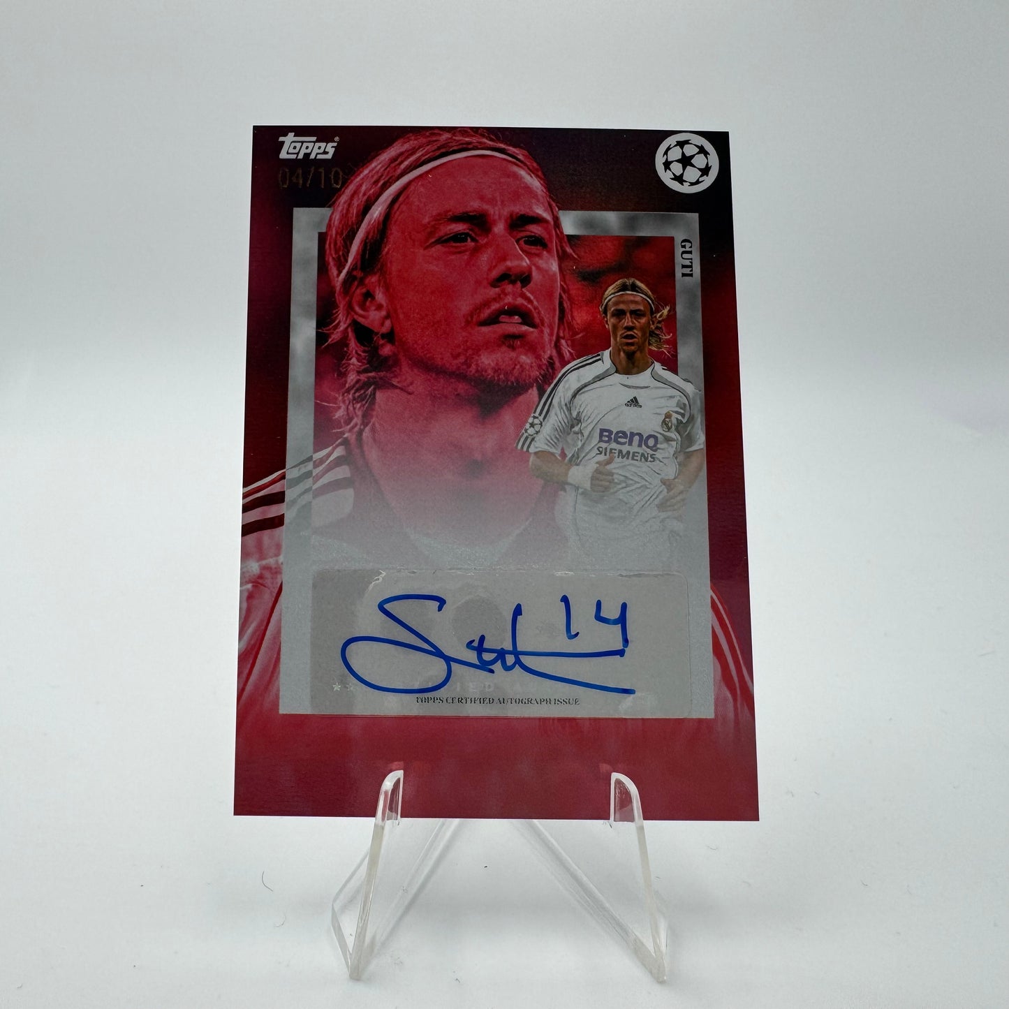 Guti - Real Madrid - Topps Simplicidad 2025 - Autograph - 04/10