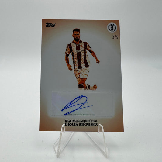 Brais Mendez - Real Sociedad De Futbol - Topps Simplicidad 2025 - Autograph - 3/5