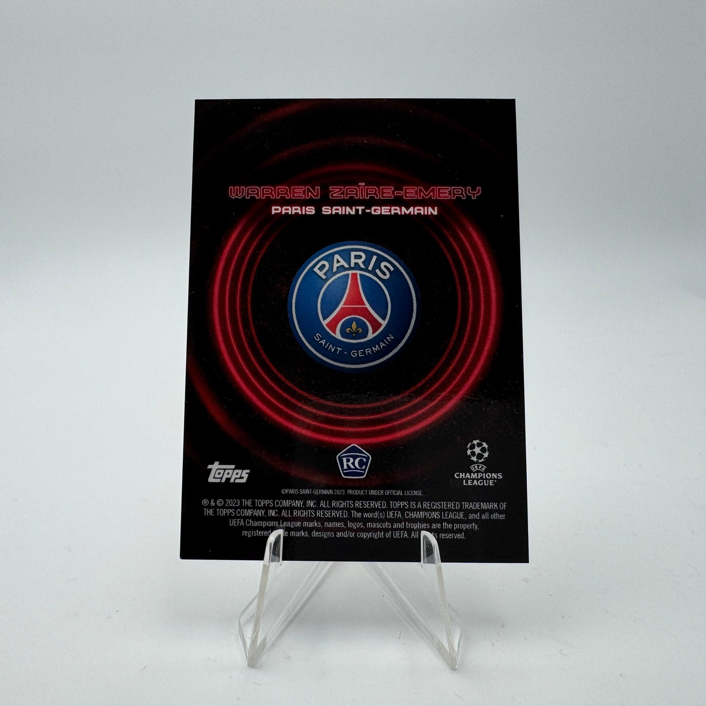 Warren Zaire-Emery RC - Paris Saint Germain - Topps Showtime - Autograph - 10/10