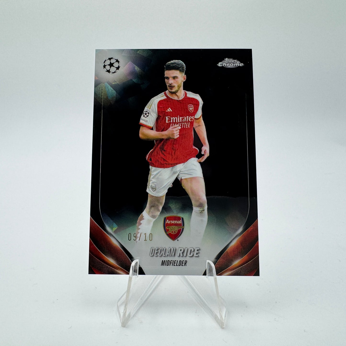 Declan Rice - Arsenal - Topps Chrome Sapphire - 09/10