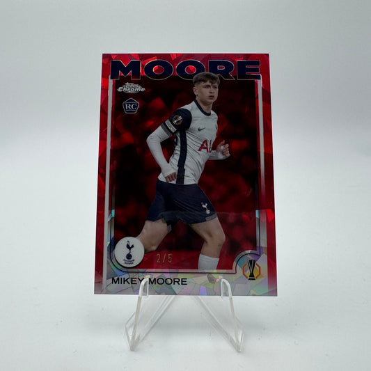 Mikey Moore RC - Tottenham Hotspur - Topps Chrome Sapphire UCC - 2/5