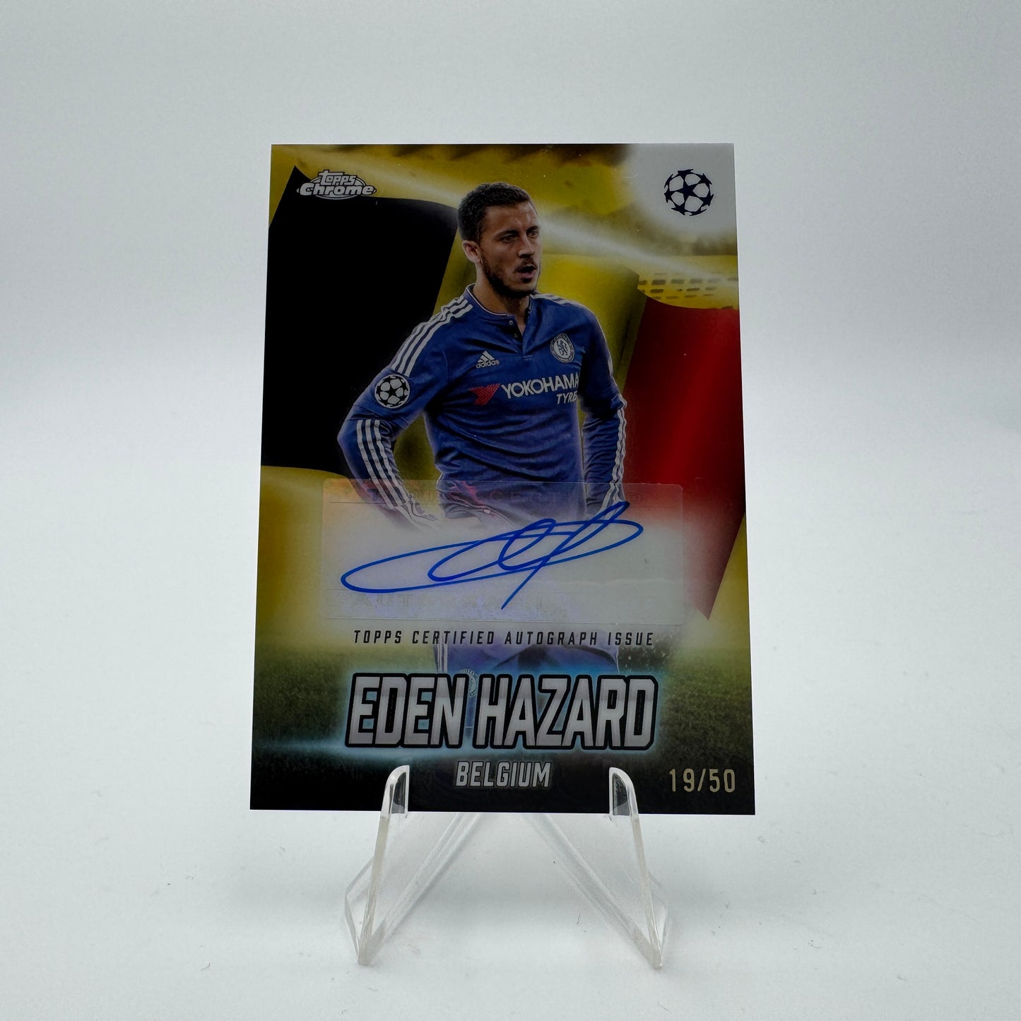 Eden Hazard - Chelsea FC - Topps Chrome UCC 24/25 - Auto Global Attraction 19/50