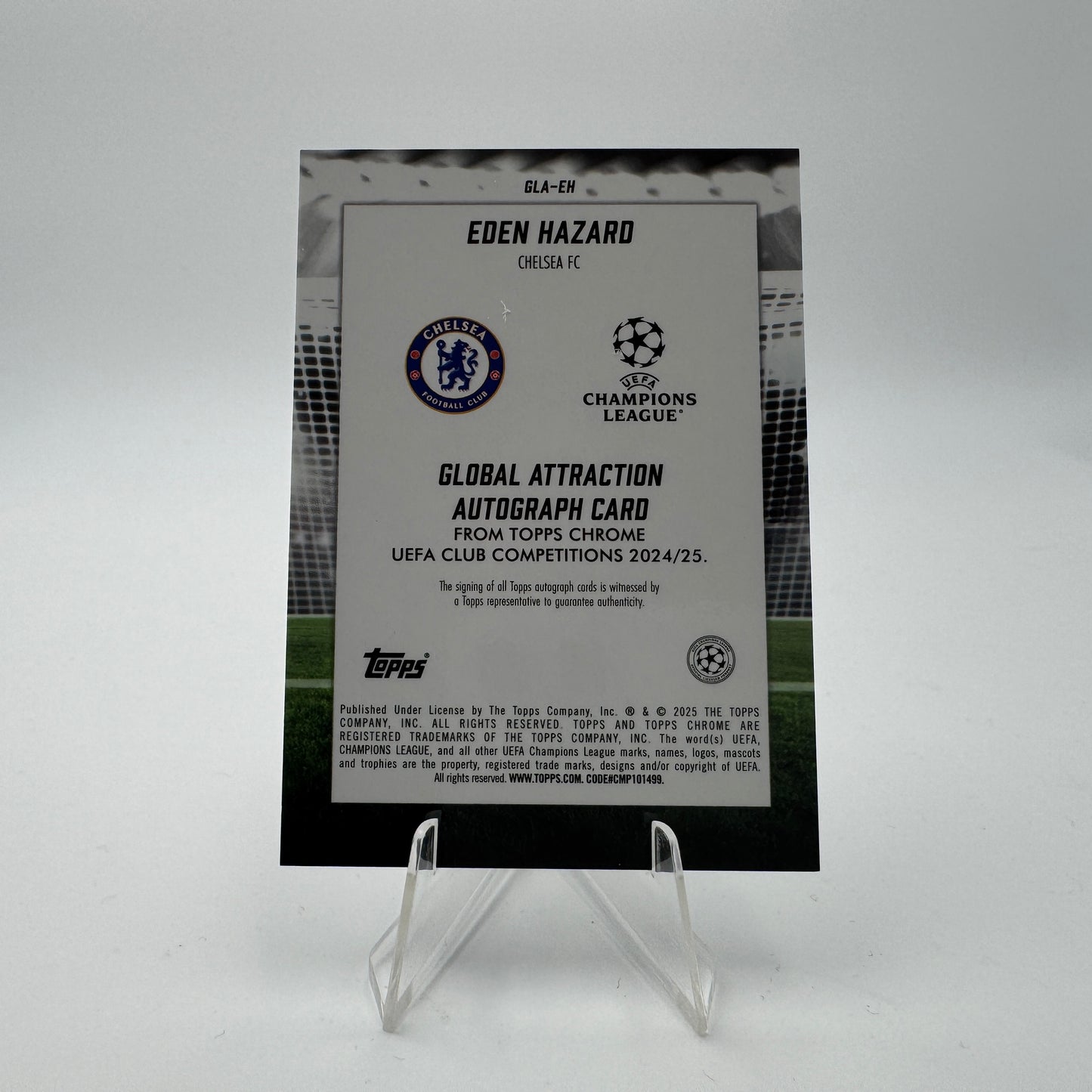 Eden Hazard - Chelsea FC - Topps Chrome UCC 24/25 - Auto Global Attraction 19/50