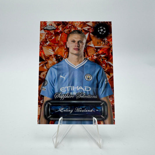 Erling Haaland - Manchester City - Topps Chrome UCC Sapphire 2024 - 07/25