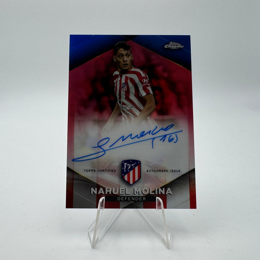 Nahuel Molina - Atletico de Madrid - Topps Chrome Atletico de Madrid - Autograph 20/25