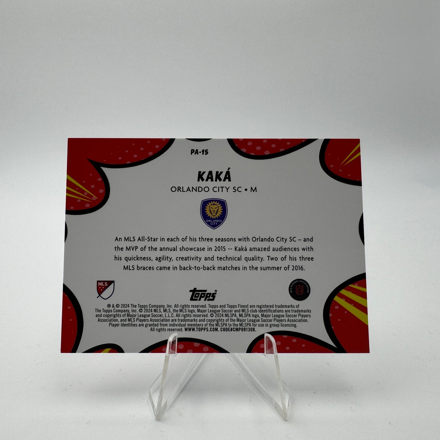 Kaka - Orlando - Topps Finest MLS - MLS Pop Art 01/10