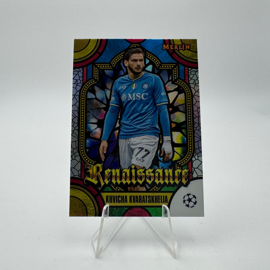 Khvicha Kvaratskhelia - SSC Napoli - Topps Merlin 23/24 - Renaissance (Case Hit)