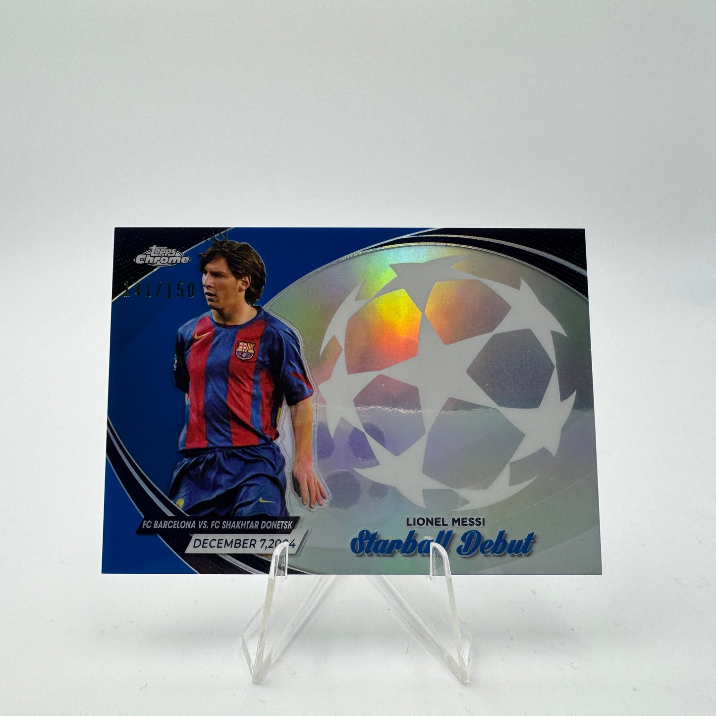 Lionel Messi - FC Barcelona - Topps Chrome UCC 2024 - Starball Début - 141/150