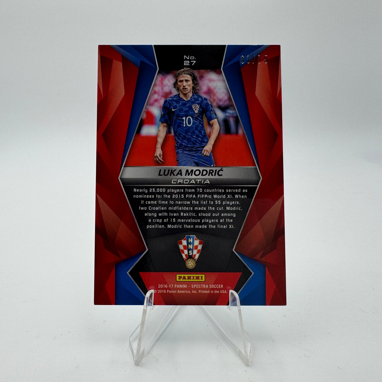 Luka Modric - Croatia - Panini Spectra 2016/17 - 63/75
