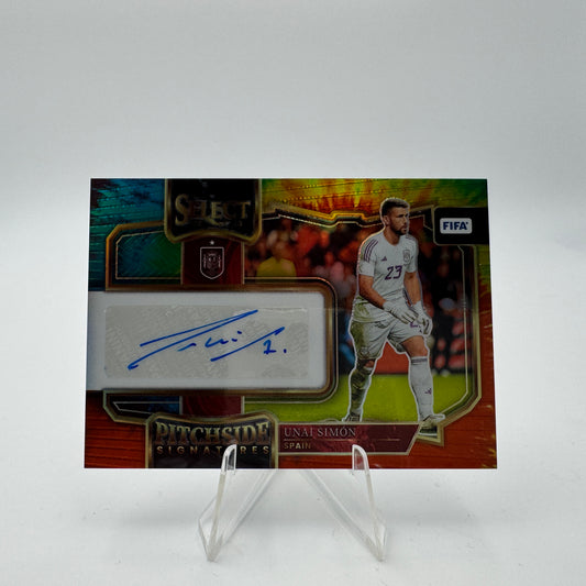 Unai Simon - Spain - Panini Select Fifa 22/23 - Autograph 09/25 Tie Dye