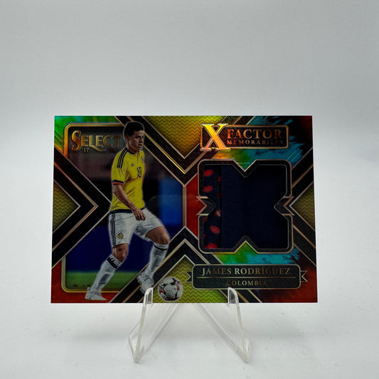 James Rodriguez - Colombia - Panini Select Fifa 2017/18 - Relic 28/30 Tie Dye