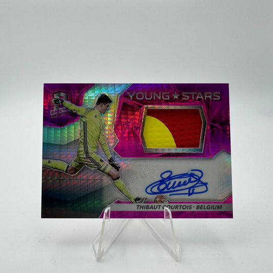 Thibaut Courtois - Belgium - Panini Spectra 2016/17 - Autograph Relic 17/25
