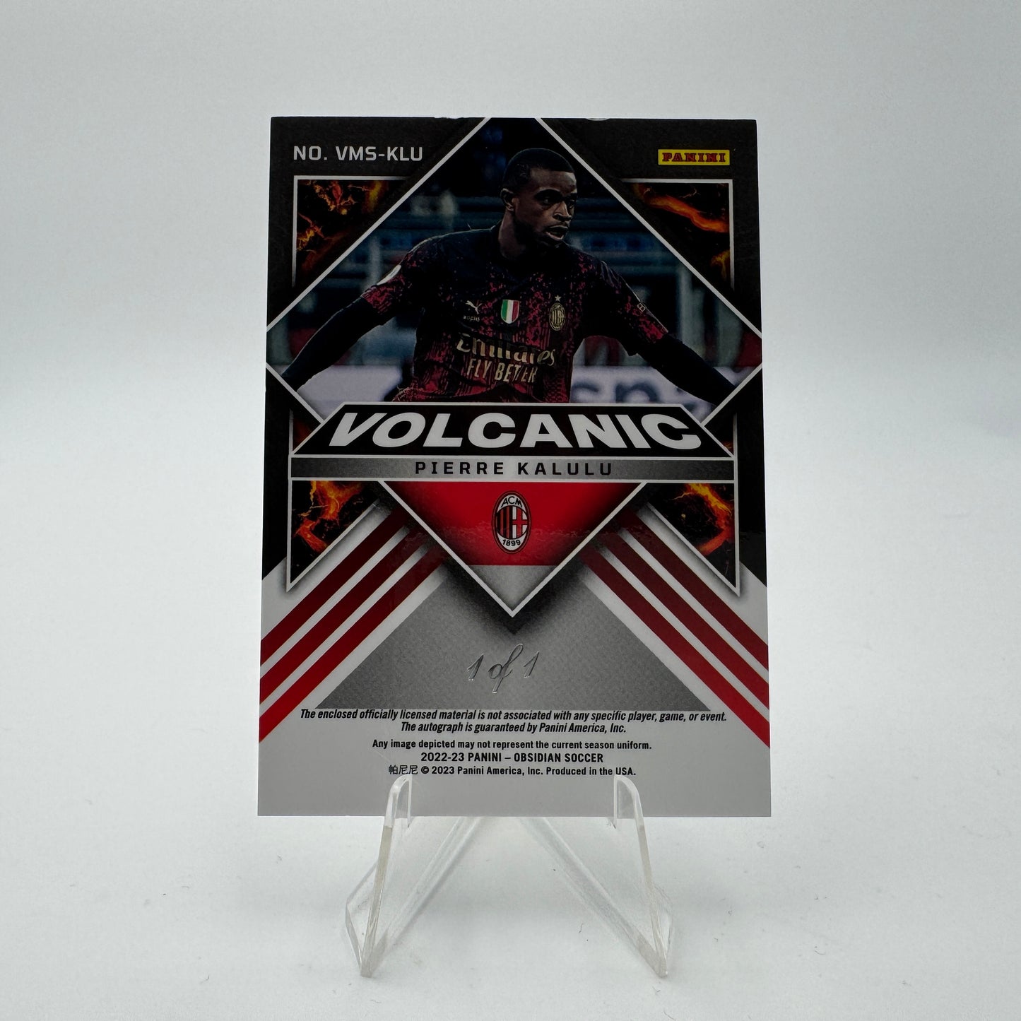 Pierre Kalulu - Juventus - Panini Obsidian 22/23 - Autograph Relic 1/1