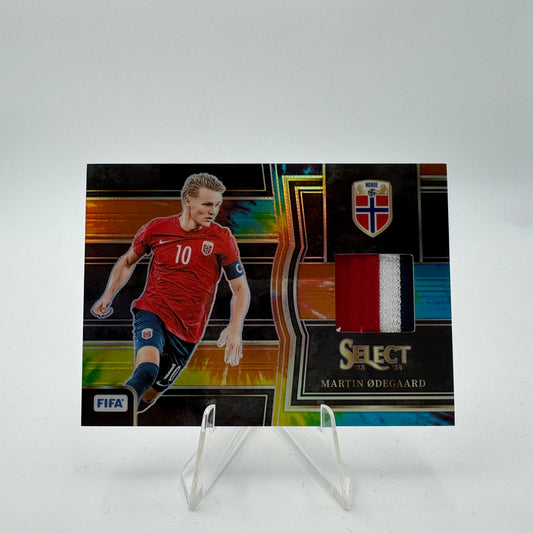 Martin Odegaard - Norway - Panini Select 23/24 - Relic 07/25 Tie Dye