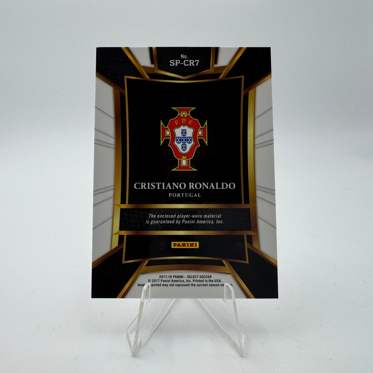 Cristiano Ronaldo - Portugal - Panini Select Fifa 17/18 - Relic