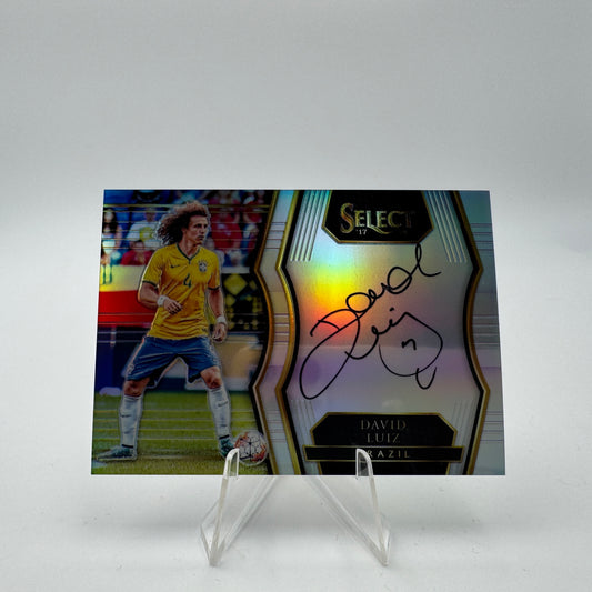 David Luiz - Brazil - Panini Select 17/18 - Autograph On Card