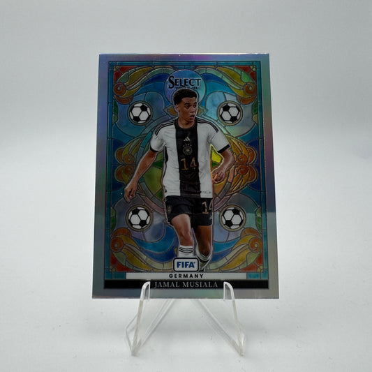 Jamal Musiala - Germany - Panini Select FIFA 23/24 - Stained Glass
