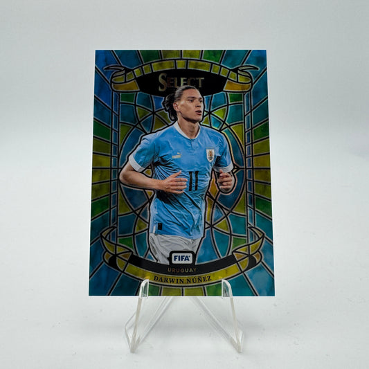 Darwin Nunez - Uruguay - Panini Select FIFA 22/23 - STAINED GLASS