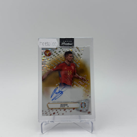 Rodri - Spain - Topps Pristine EURO 2024 - Autograph 25/50