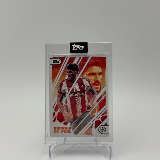 Rodrigo De Paul - Atletico de Madrid - Topps Project 22 - 06/10 - Autograph by John Guydo