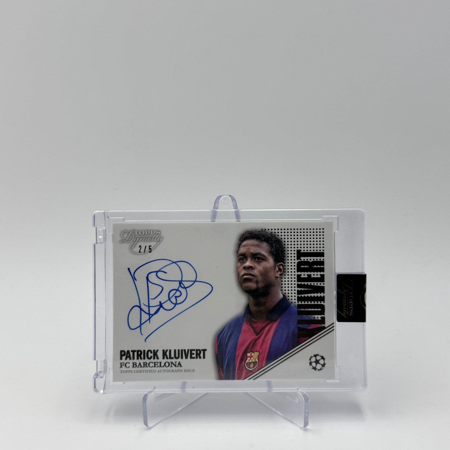 Patrick Kluivert - FC Barcelona - Topps Dynasty 22/23 - Autograph On Card 2/5