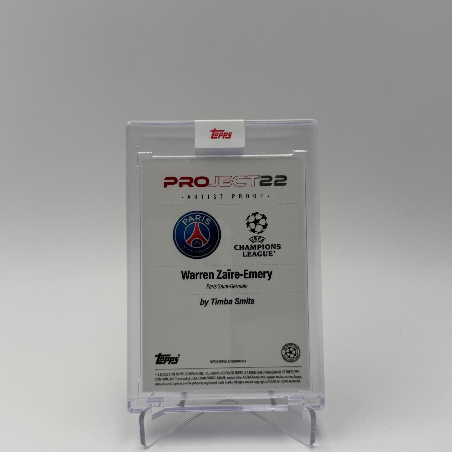 Warren Zaire-Emery - PSG - Topps Project 22 - 09/10