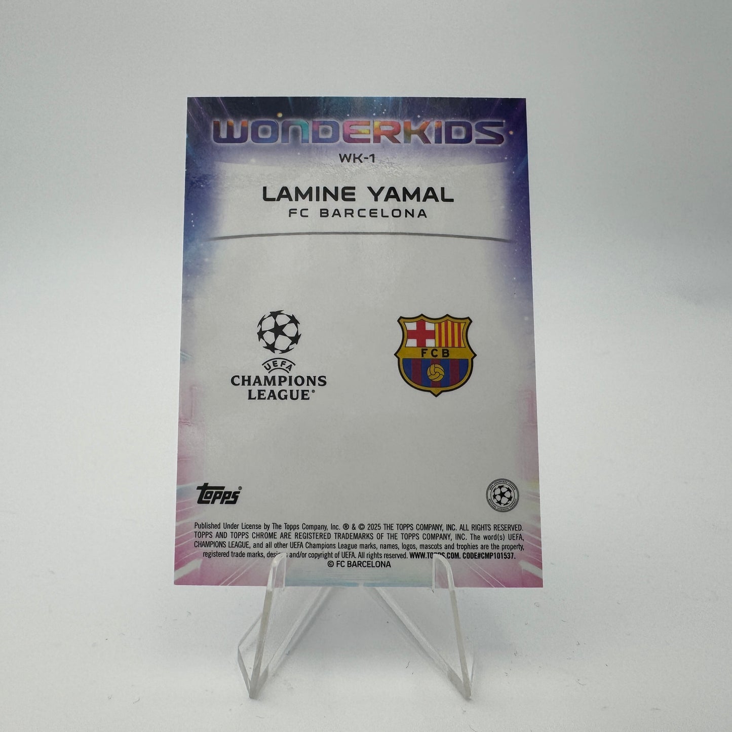 Lamine Yamal - FC Barcelona - Topps Chrome Sapphire 24/25 - Wonderkids