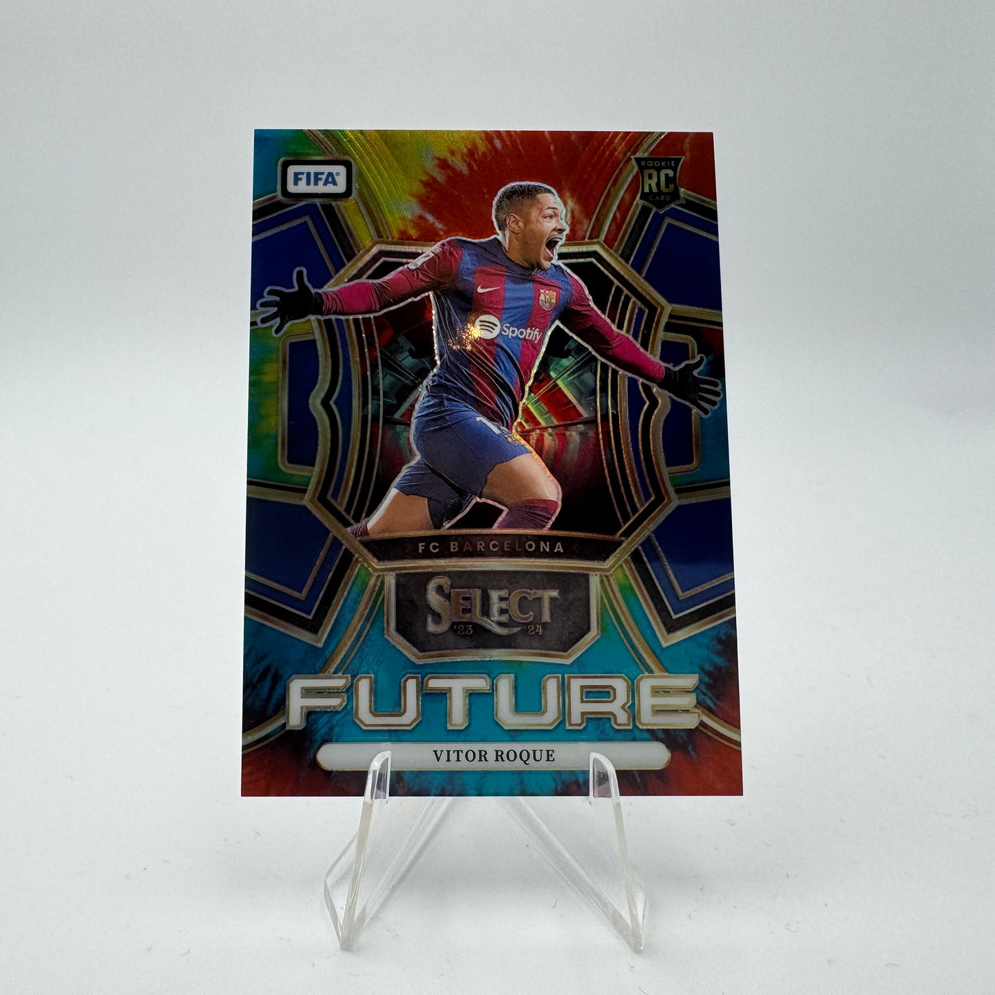 Vitor Roque RC - FC Barcelona - Panini Select FIFA 23/24 - 44/49 Tie Dye