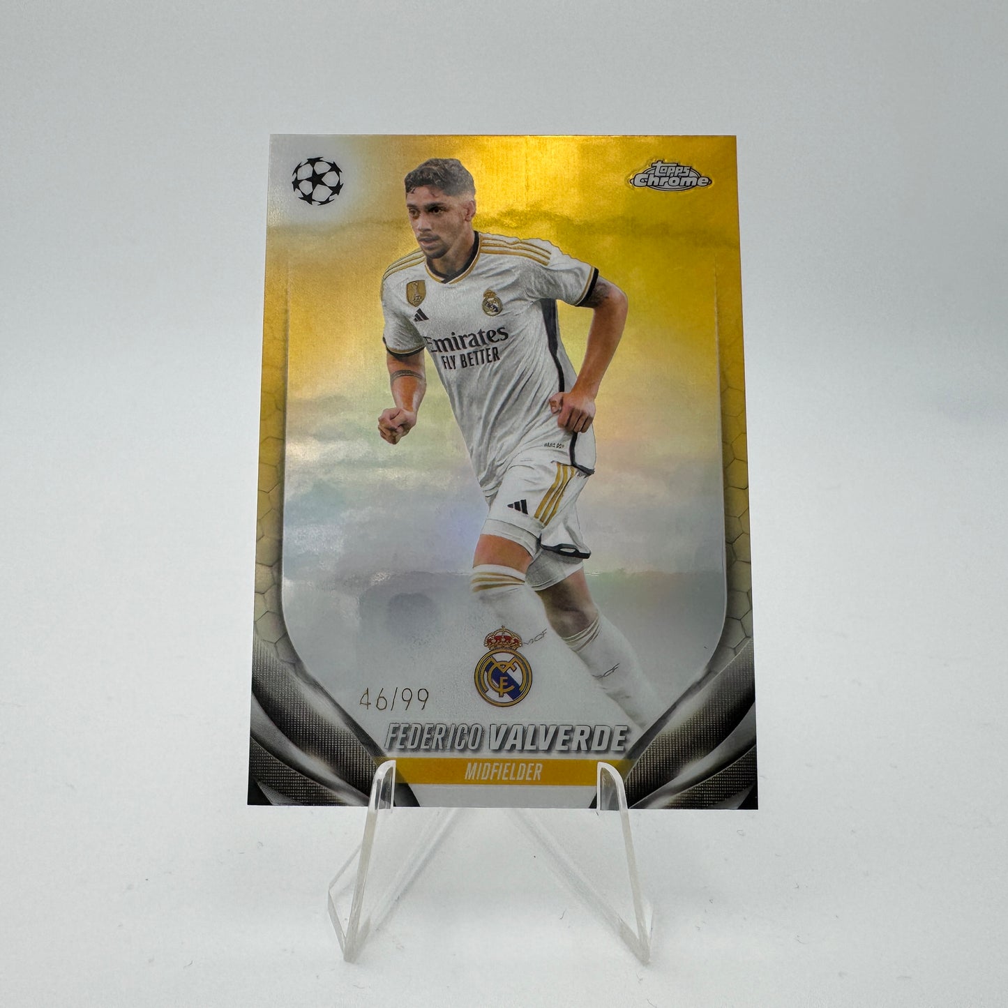 Federico Valverde - Real Madrid - Topps UCC Chrome 23/24 - 46/99 Color Match