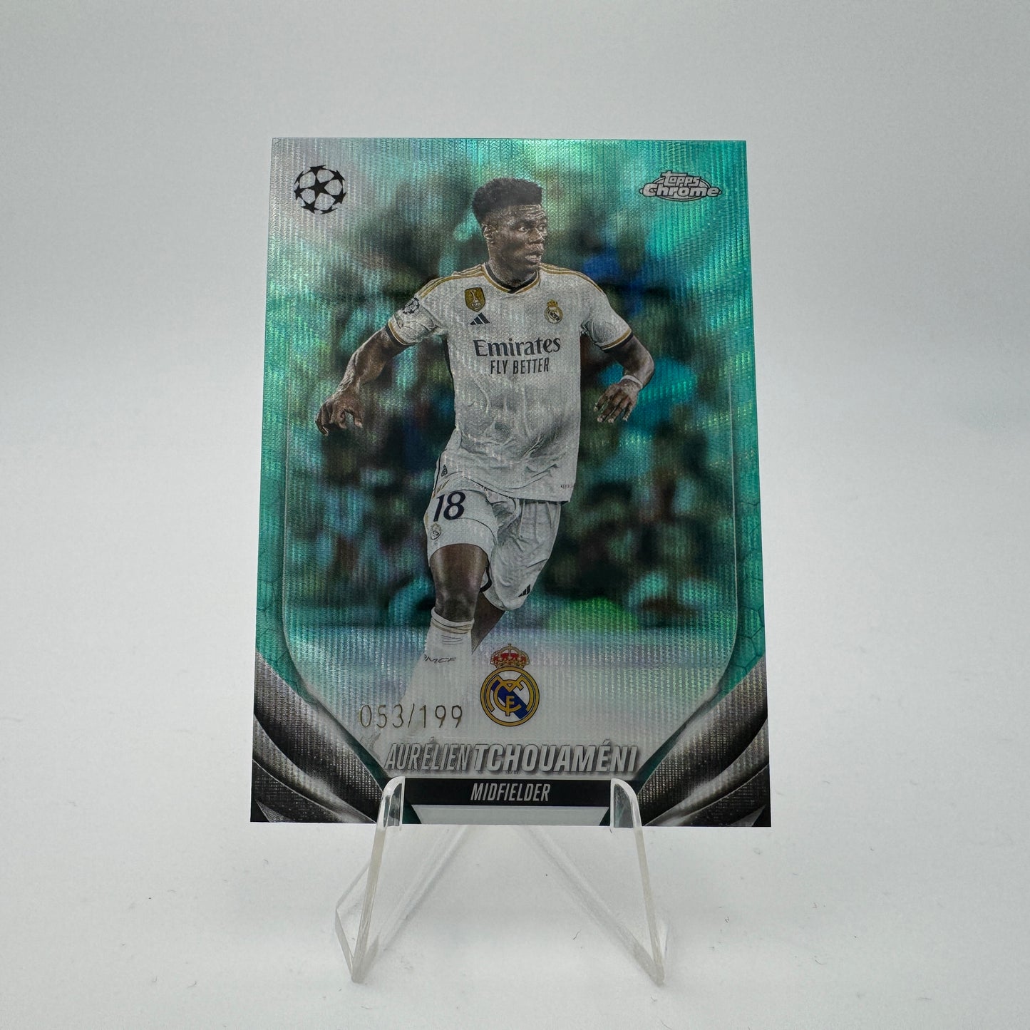Aurelien Tchouameni - Real Madrid - Topps UCC Chrome 23/24 - 053/199
