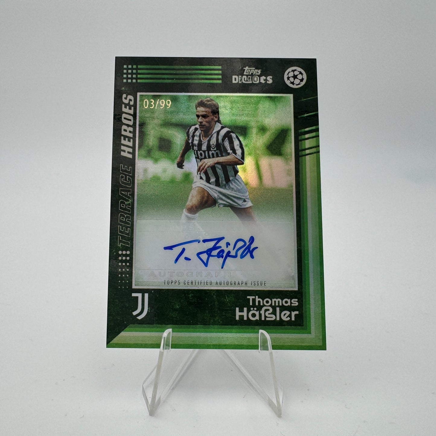 Thomas Hassler - Juventus - Topps Decades 2025 - Autograph 03/99