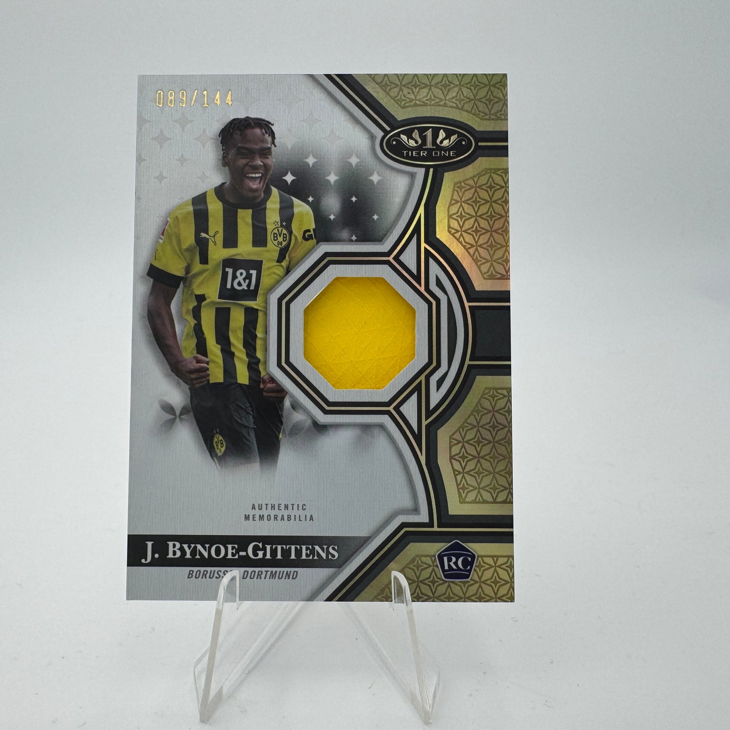 Bynoe Gittens RC - Borussia Dortmund - Topps Tier One 2022/23 - Relic 089/144