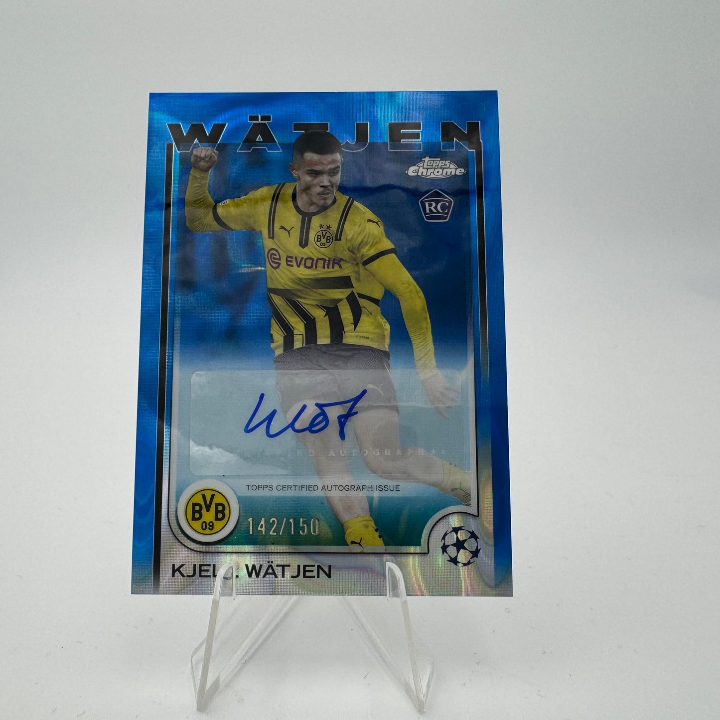 Kjell Watjen RC - Borussia Dortmund - Topps Chrome UCC 2024/25 - Autograph 142/150
