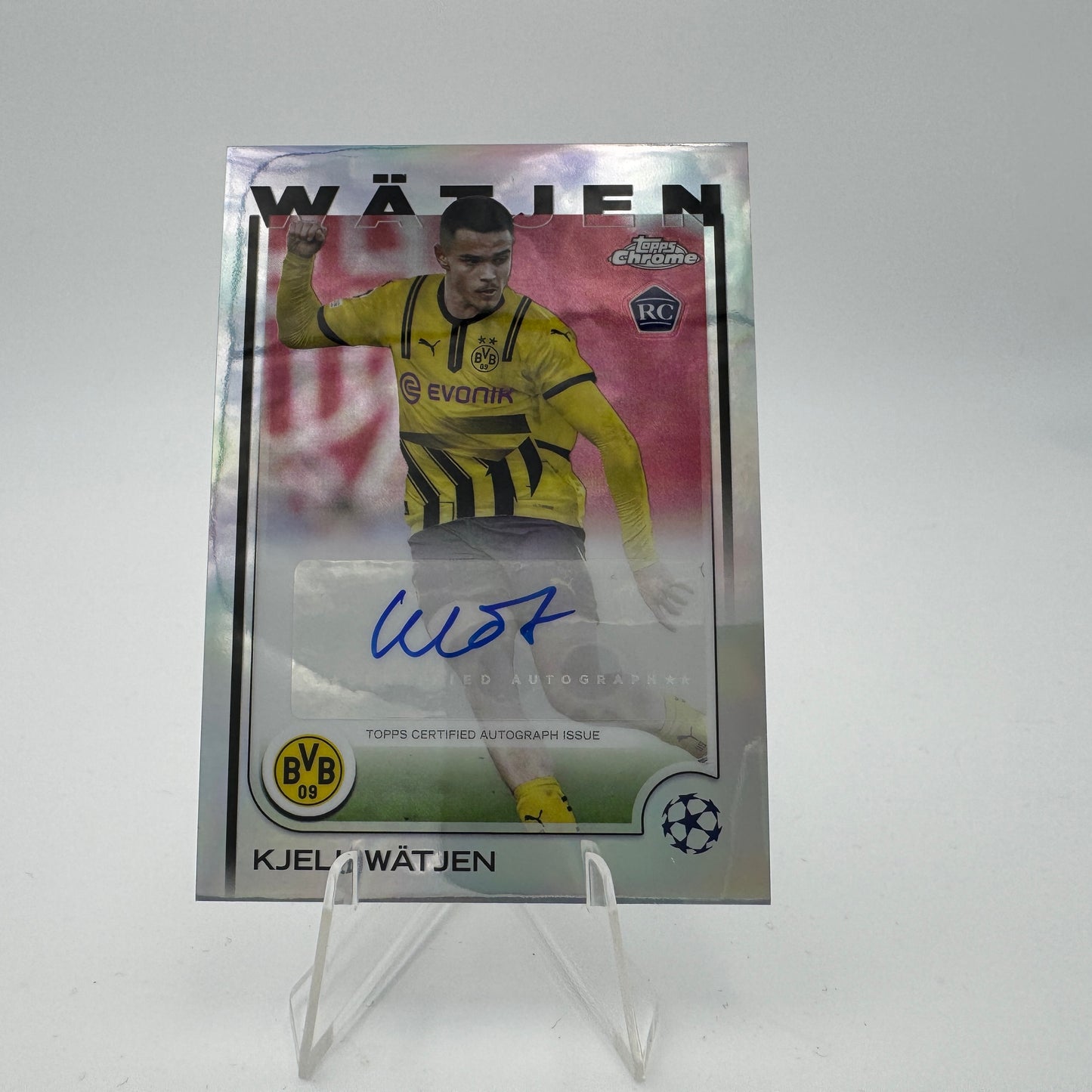Kjell Watjen RC - Borussia Dortmund - Topps Chrome UCC 2024/25 - Autograph